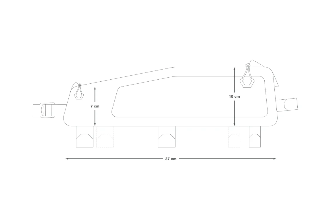 APIDURA BACKCOUNTRY LONG TOP TUBE PACK 1,8L - Image 5