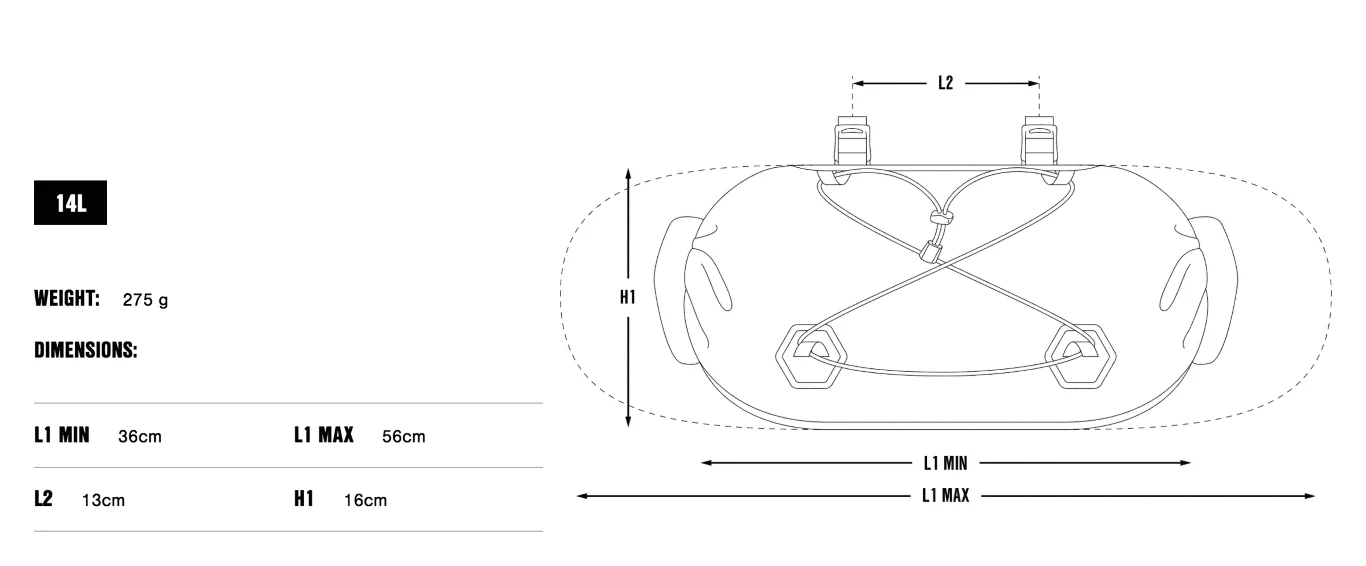 APIDURA EXPEDITION HANDLEBAR 14L - Image 4