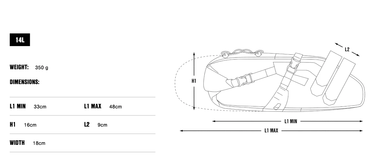 APIDURA EXPEDITION SADDLE PACK 14L - Image 4