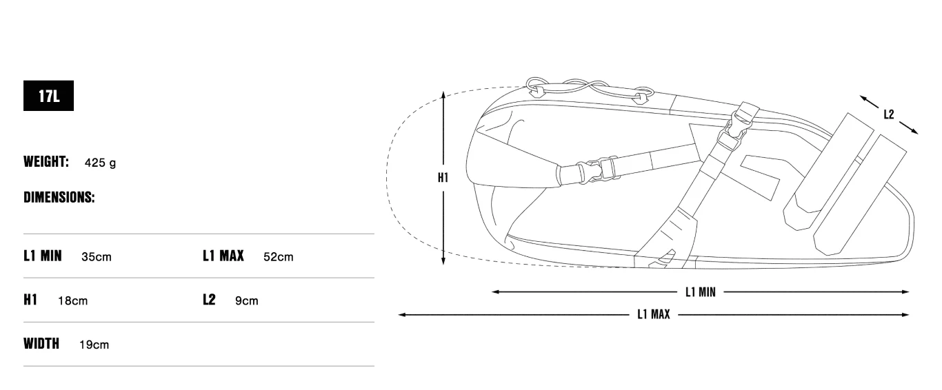 APIDURA EXPEDITION SADDLE PACK 17L - Image 4