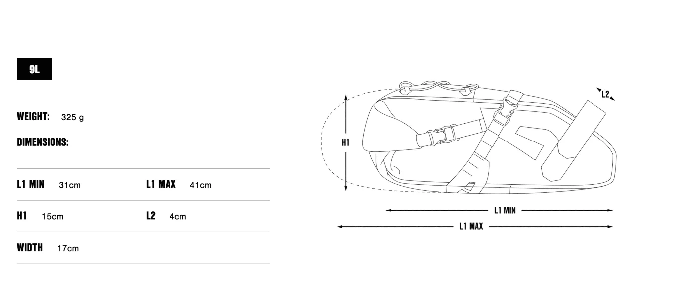 APIDURA EXPEDITION SADDLE PACK 9L - Image 4