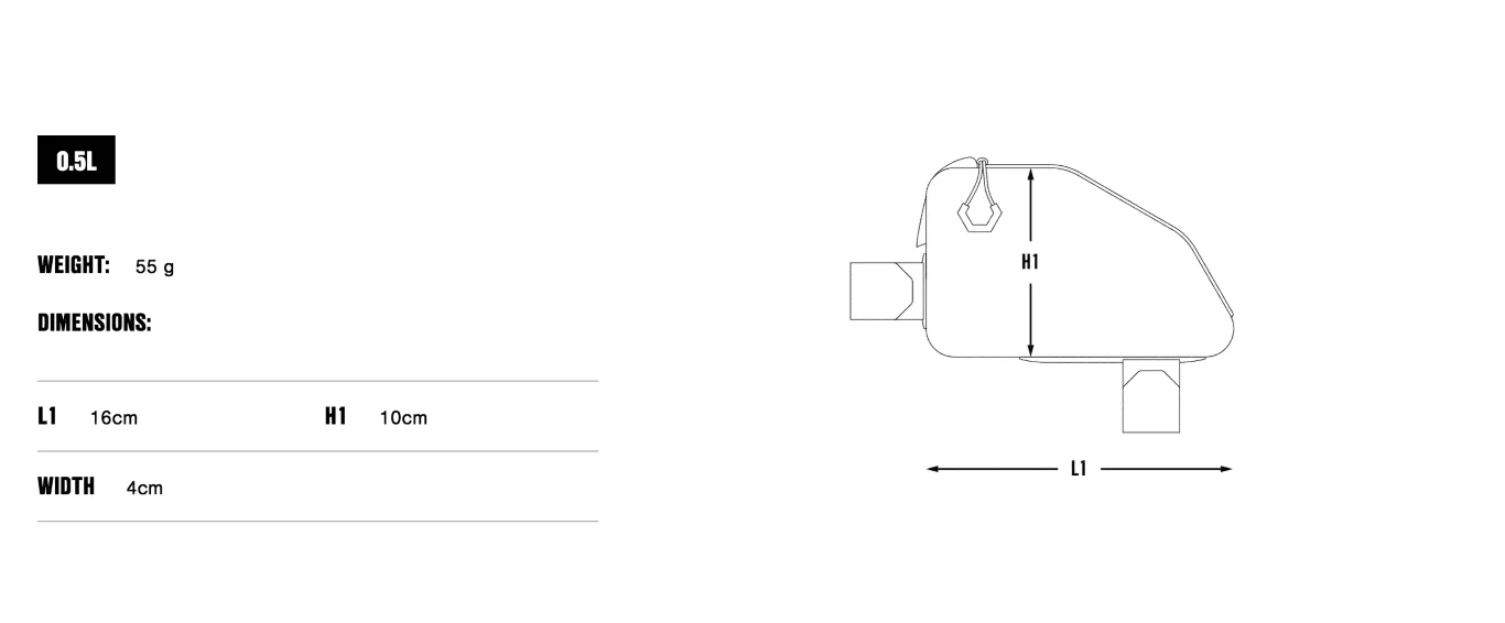 APIDURA EXPEDITION TOP TUBE PACK 0,5 - Image 5