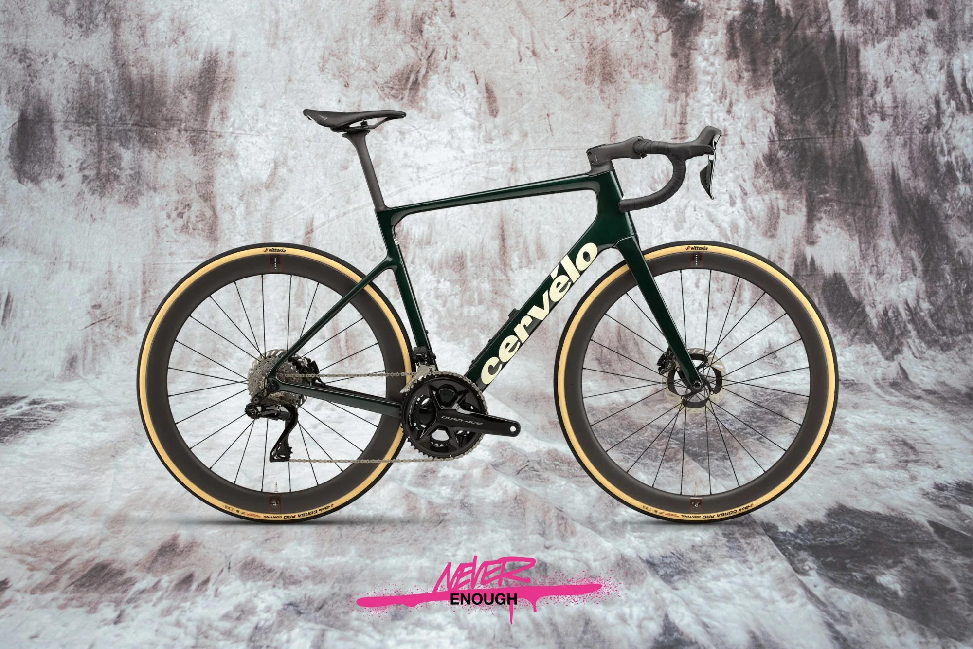 Cervelo Caledonia-5 Dura Ace Di2 Emerald / Cream - Image 2