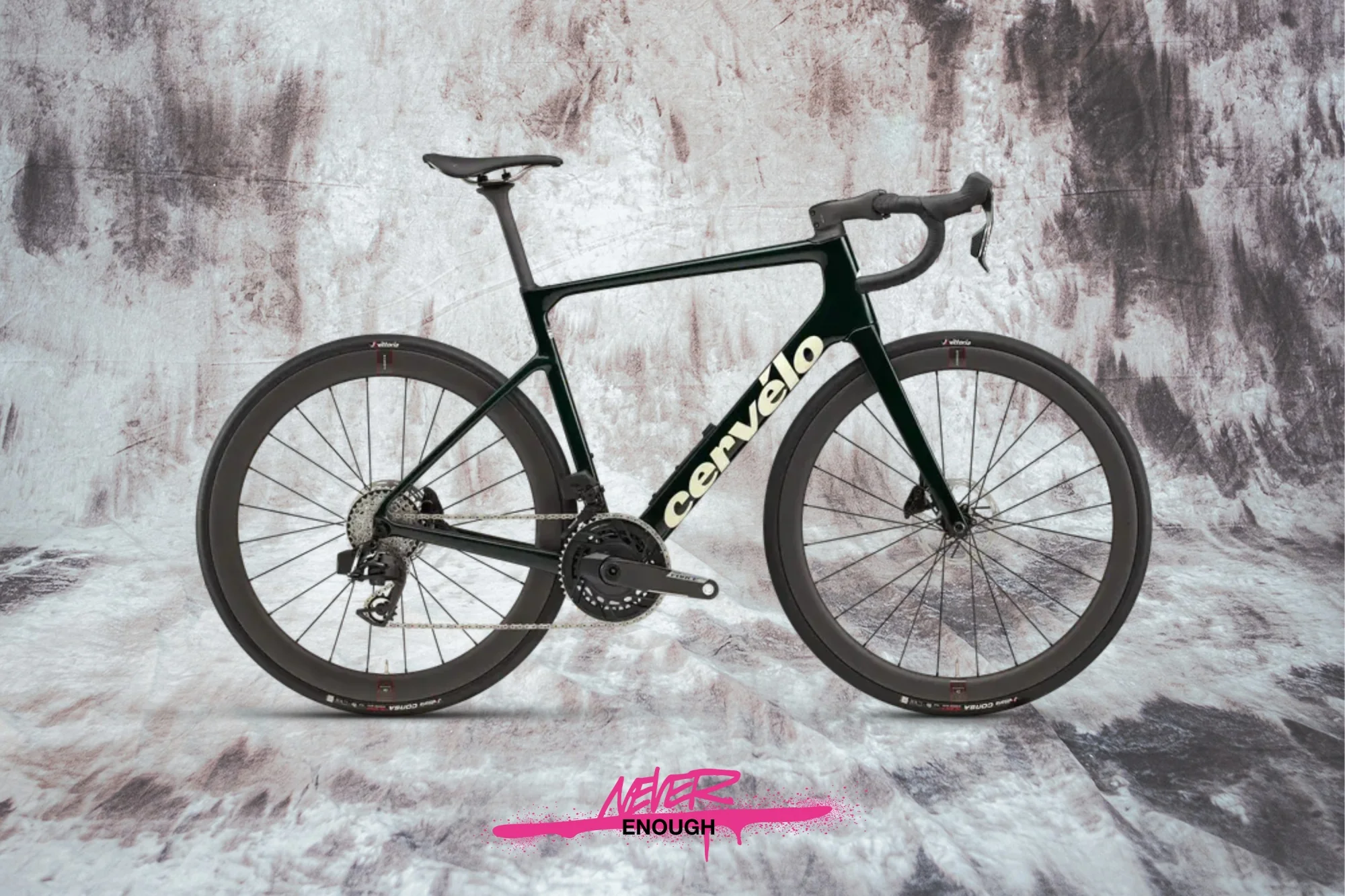 Cervelo Caledonia-5 Force AXS Emerald / Cream - Image 2