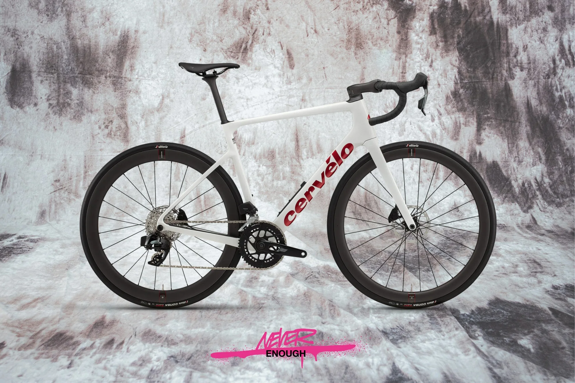 Cervelo Caledonia-5 Rival AXS Vanilla / Cherry - Image 2