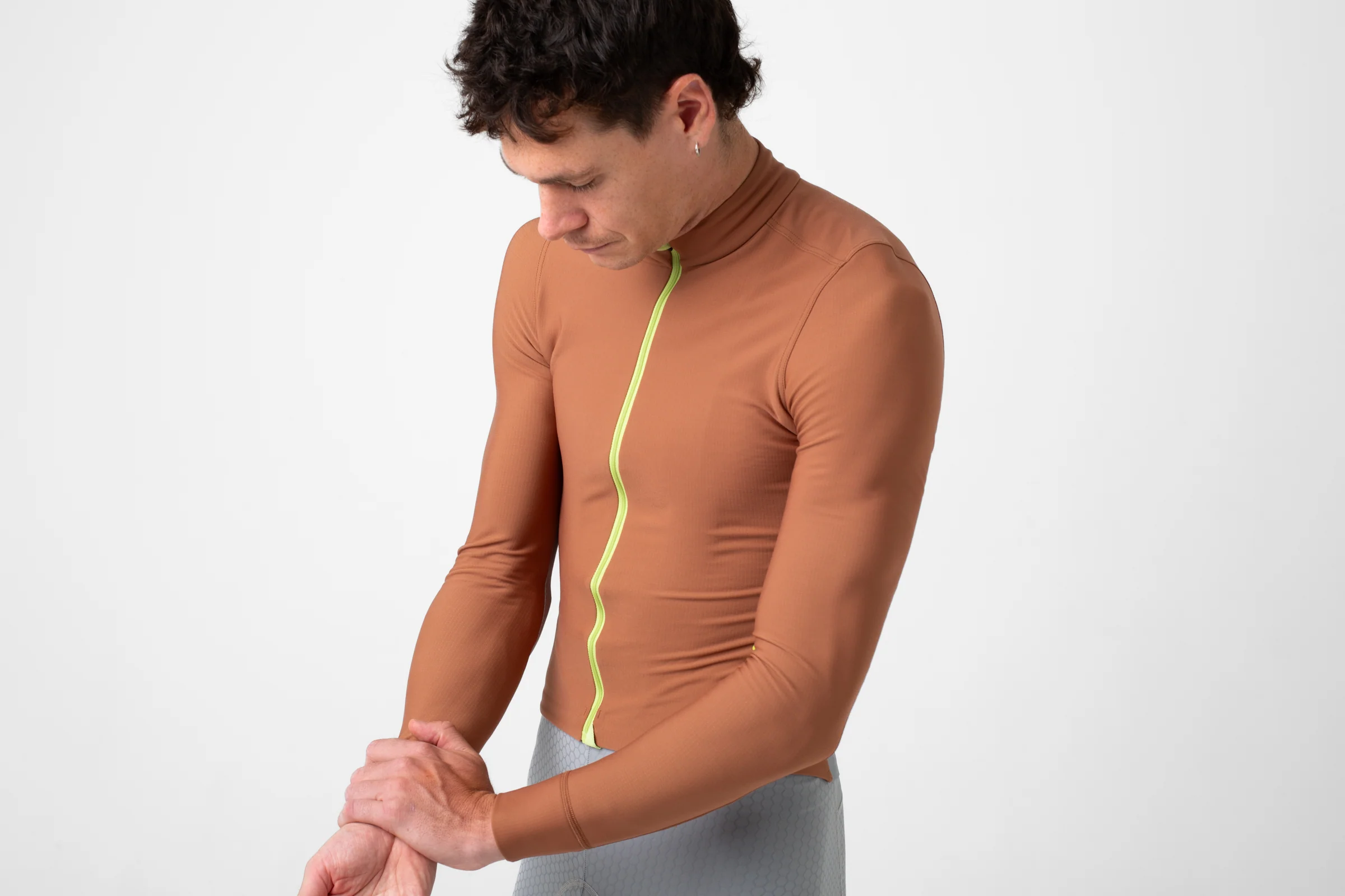 Isadore Echelon Thermal Long Sleeve Jersey Argon Oil - Image 3