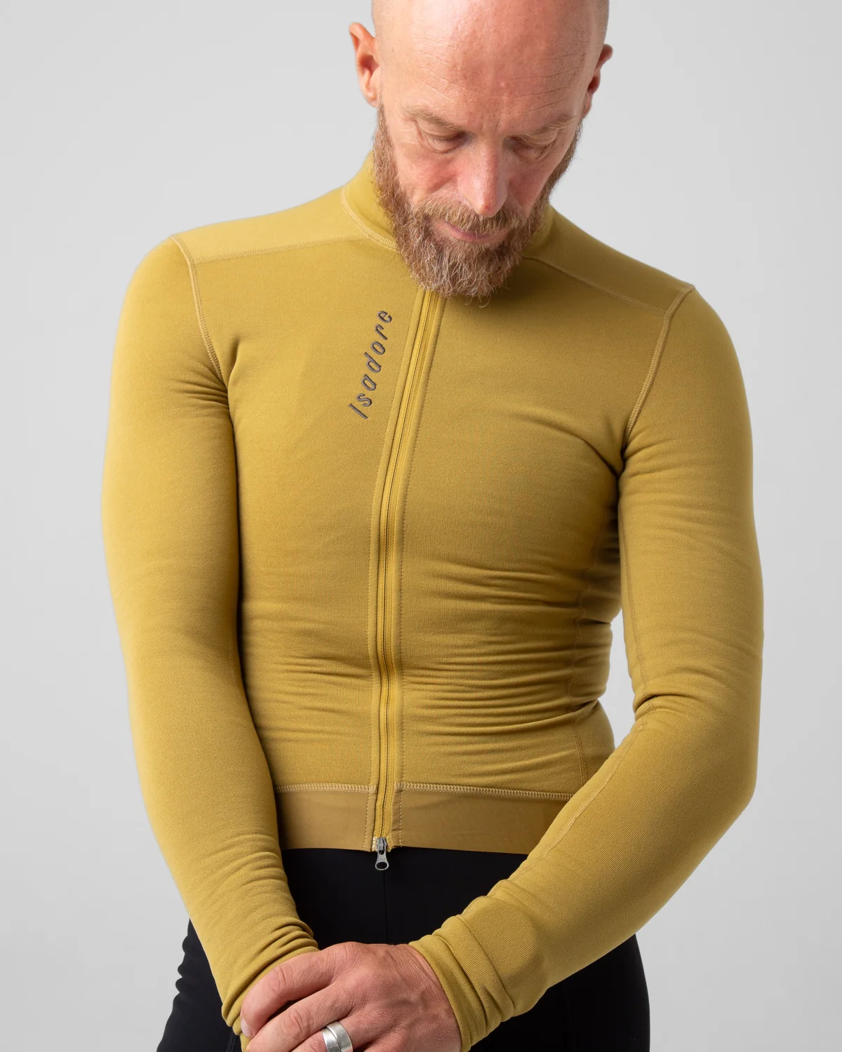 Isadore Signature Deep Winter Long Sleeve Jersey Ecru Olive - Image 4