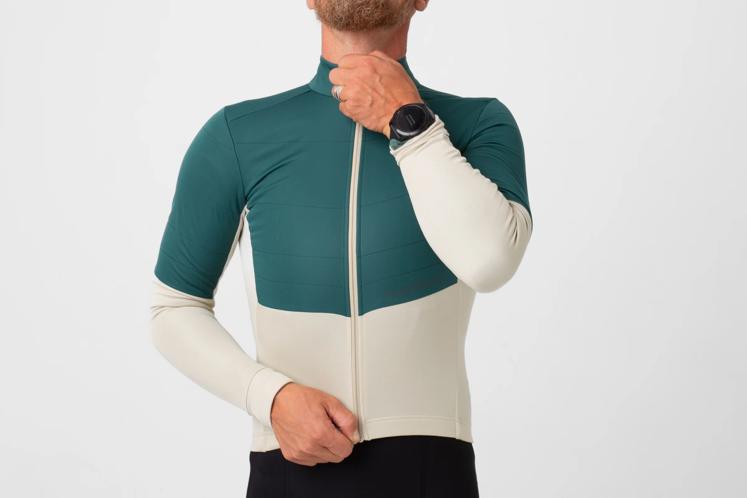 Isadore Signature Wind Block Long Sleeve Jersey Pelican - Image 4