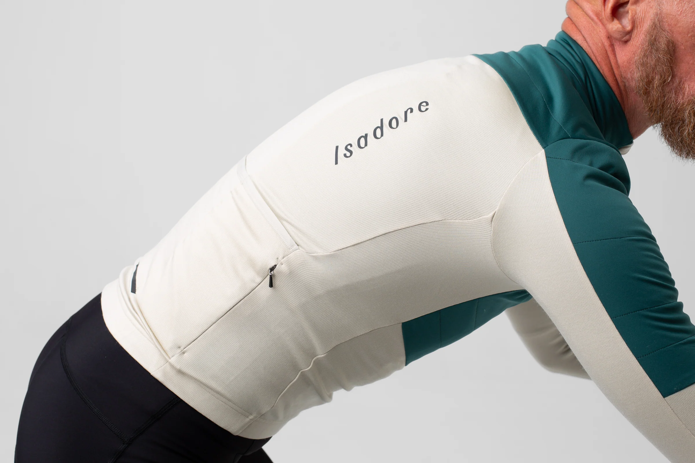 Isadore Signature Wind Block Long Sleeve Jersey Pelican - Image 5