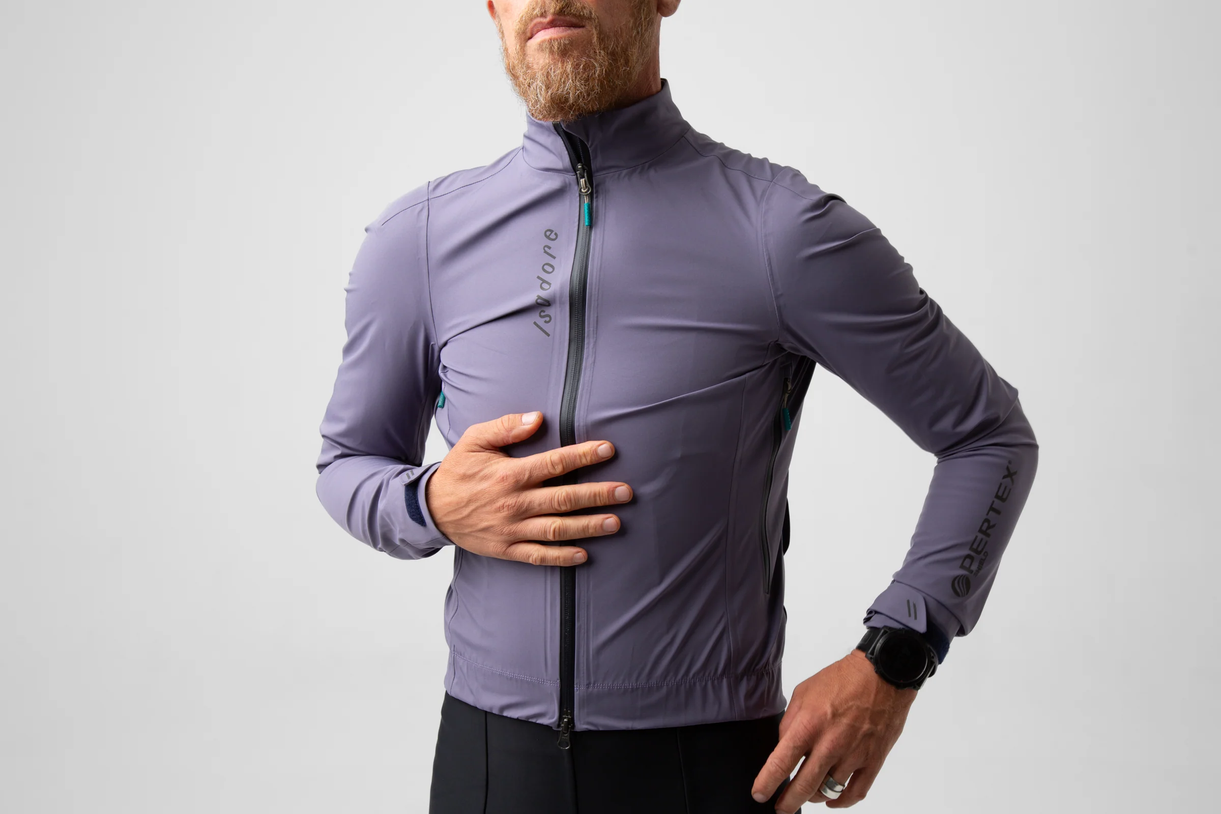 Isadore Signature Winter Hardshell Jacket Dusty Grape - Image 3