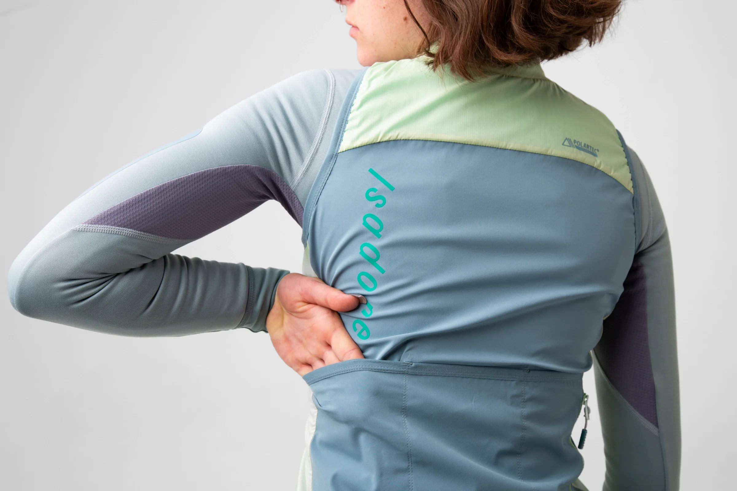 Isadore Woman's Alternative Insulated Vest Seafoam Green - Image 3